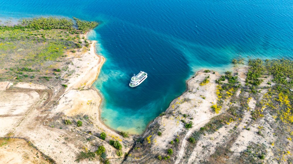 Burası ne Muğla ne Antalya... Karaman'da hayran bırakan turkuaz manzara - 1